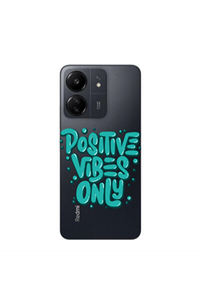 Other Xiaomi Redmi 13C Positive Vibes Only Transparent Silicone TPU Θήκη