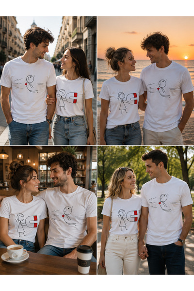 NUATEX Loved Combination Basic T-Shirt (2 Pieces Will Be Sent, Contact the Q&...