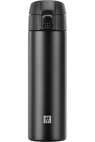 ZWILLING J.A. HENCKELS Θερμός Μπουκάλι Ανοξείδωτο Ατσάλι 450ml Μαύρο με Στόμι...