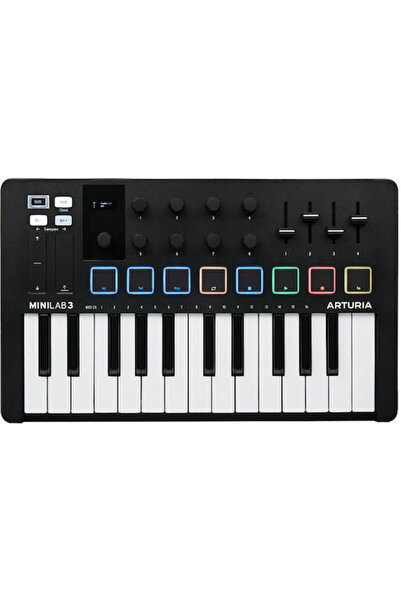 ARTURIA MIDI Ελεγκτής MiniLab 3 με 25 πλήκτρα Μαύρο