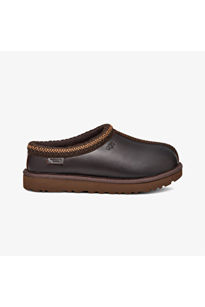 UGG Tasman Leather Regen Kadın Siyah Terlik