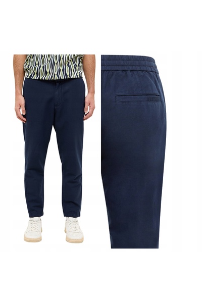Mustang Blugi Barbati, Linen Jogger, Marime W31-L34, Albastru, Regular Fit, B...