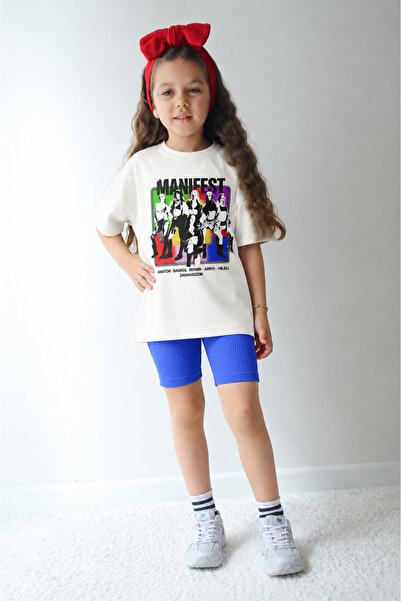 Belya Kids Wear Girl's Oversize Size Belya Kids Manifest Special Design 2-Pie...