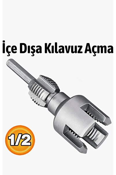 Anşin İç Ve Dış Pvc Pprc Plastik Boru İç Ve Dış Diş Açma Aparatı 1/2'' 20 mm ...