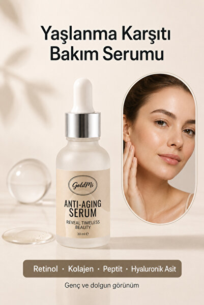 GoldMi Anti Aging Kırışıklık ve Yaşlanma Karşıtı Aydınlatıcı Retinol Kolojen ...