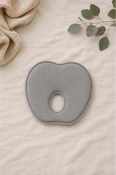 Pure Boutique Pernuta ergonomica nou nascut anti plagiocefalie gri cu decupaj...