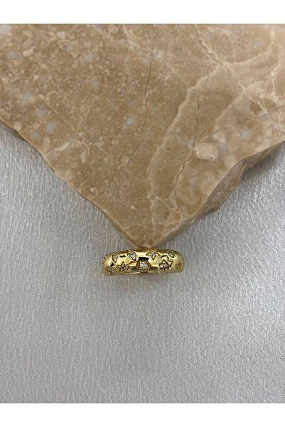 XUPING JEWELRY 14K Kuyumcu Model Taş Detaylı Xupıng Çelik Yüzük
