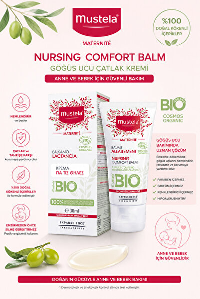 Mustela Maternité Nursing Comfort Balm 30 ml | Organik Göğüs Ucu Bakım Balsam...