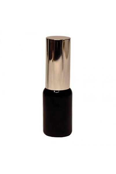 OEM Flacon negru cu pulverizator, pulverizator argintiu GL18, 15ml