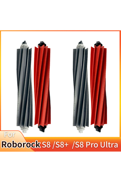 Choice22 4pcs For Roborock S8 Pro Ultra S8+ Spare Parts DuoRoller Main Side B...