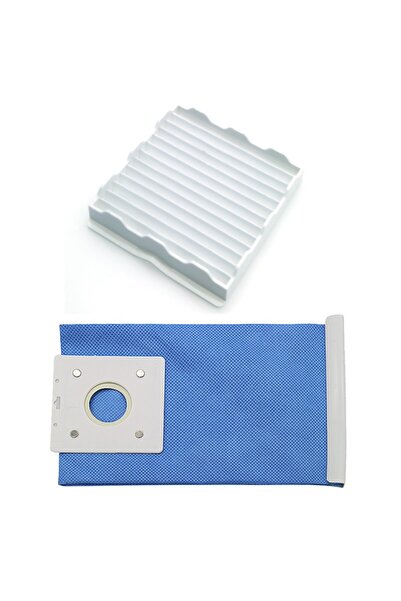 choice2 D (2Pcs) DJ63-00539A HEPA Filter + DJ69-00420B Dust Bag For SC41 SC52...