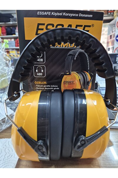 Essafe Doğangün Turuncu kulaklık 34db şantiye iş kulaklığı