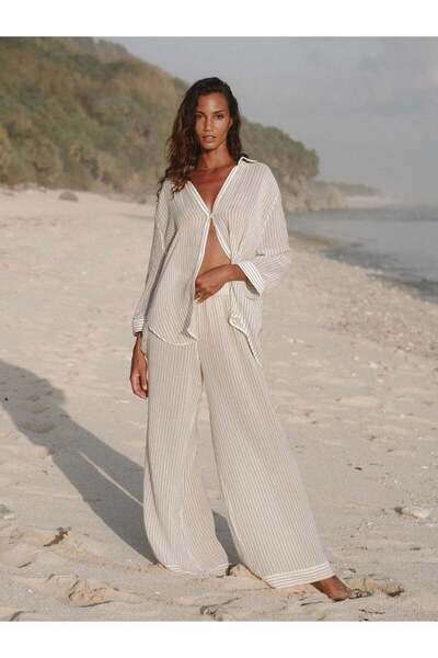 The Handloom Voyage Set - Haki Çizgili