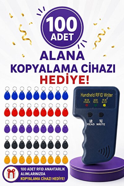 SARKEY SR-602 H-R Yazılabilir Kopyalanabilir Proximity Anahtarlık 125 KHz Key...