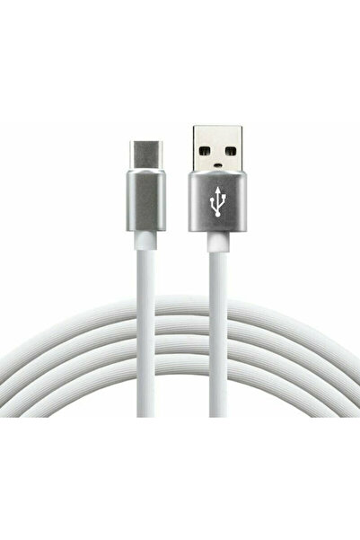 everActive CBS-1.5CW Cablu USB 2.0 împletit USB-C tată - USB-A Alb 1.5m