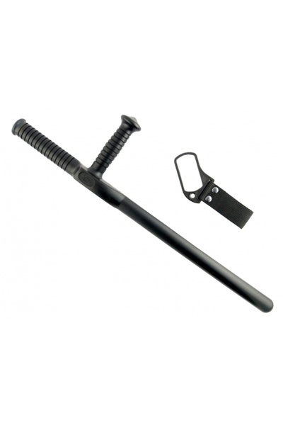 ESP Baston Tonfa Politie Cu Garda Inima, Lungime 59 cm (23 Inch), Negru, Mate...
