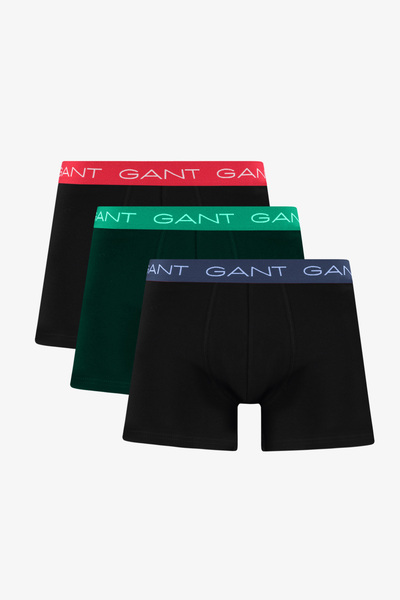 Gant Erkek Siyah Düz Boxer