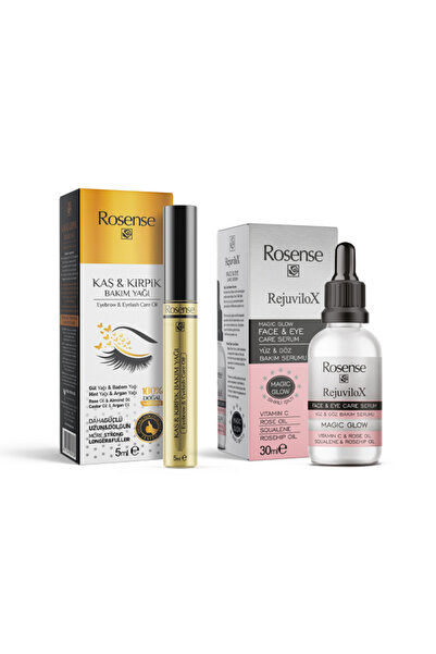 Rosense Magic Glow Yüz Serumu + Kaş Kirpik Serumu 2 li set