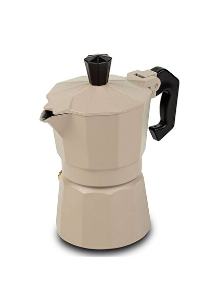Nava Καφετιέρα Εσπρέσο Misty 10-174-020 12x7x12,5εκ. 50ml Μπεζ-Μαύρο