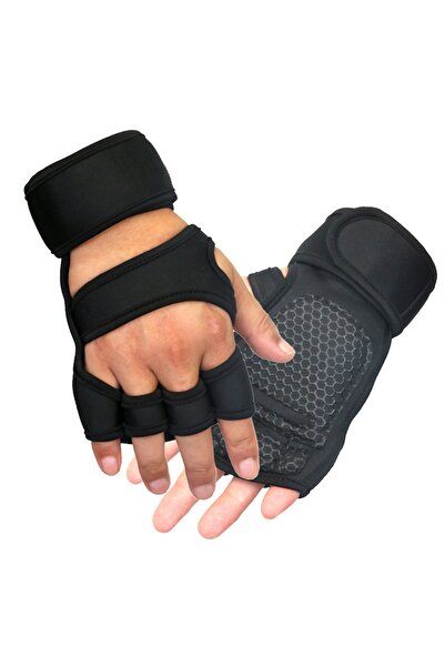 Choice1 M black 1 pair Sports cross training cycling gloves Wrist support wei...