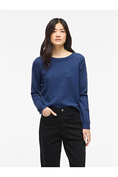 VILA Strickpullover VIRIL Rundhals
