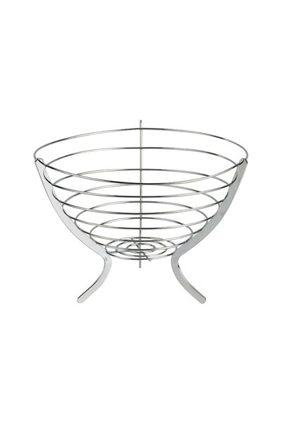 ESPIEL Φρουτιέρα MTT104 Δ30x21εκ. Ασημί