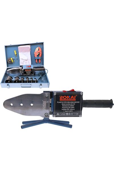 Bonai 2000W PPR Plastic Pipe Welding Machine, 20–63mm Pipe Fusion Welder, Adj...