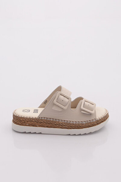 DGN 2039 Women's Adjustable Slippers with Belt Detail