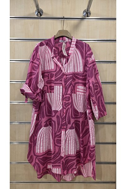 Park Moda Italian Slim Fit Shirt Dress 100% Cotton