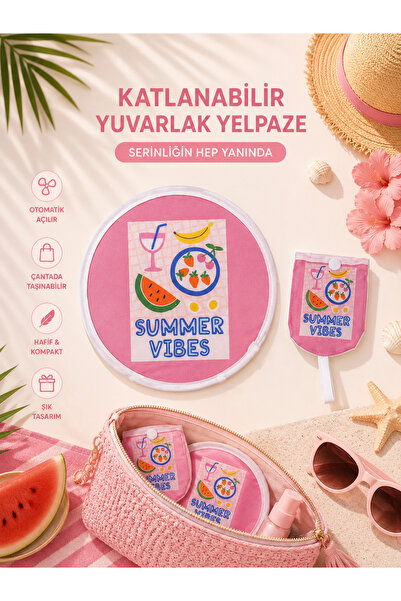 FIERA JEWELRY Otomatik Açılır Kapanabilen Yuvarlak Yelpaze Summer Model