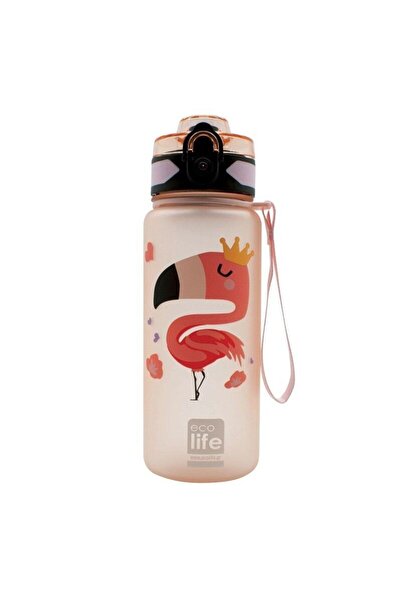 Ecolife Μπουκάλι Τριτάν 500ml Φλαμίνγκο (33-BO-2315)