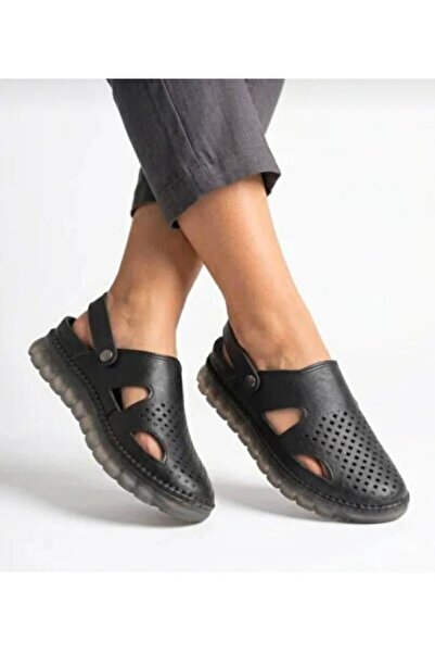 NOCTA SHOES γυναικεία σανδάλια από γνήσιο δέρμα με διάτρητο σχέδιο, καθημεριν...