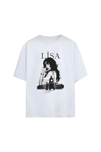 Grafftee Clothing Kpop Blackpink Lisa Baskılı Trend Oversize Tasarım Pamuklu ...