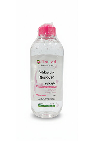 Soft Velvet Makeup Remover Micellar Water for Face, Eyes and Lips 500 ml