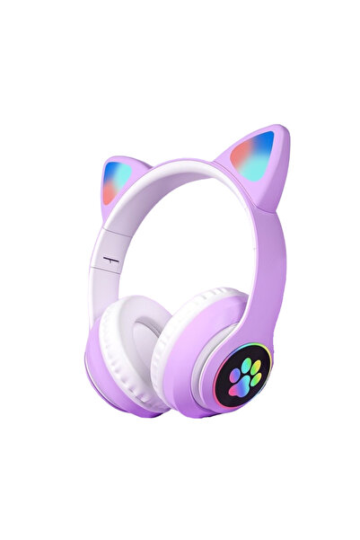 Tradesor Ασύρματα ακουστικά - Cat Headphones - ST23M - 323230 - Purple