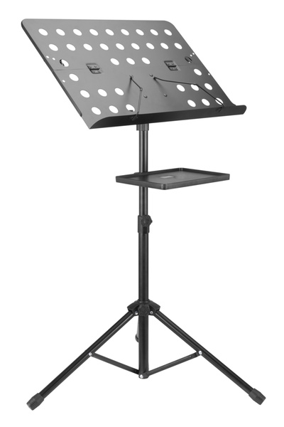 Brateck αναλόγιο μουσικής MSS01-8, 75~150cm ύψος, με ράφι, μαύρο