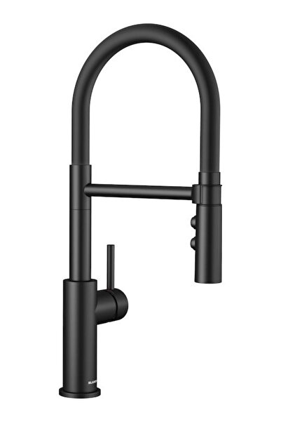 Blanco Catris-S Flexo Black Matt Μπαταρία Κουζίνας