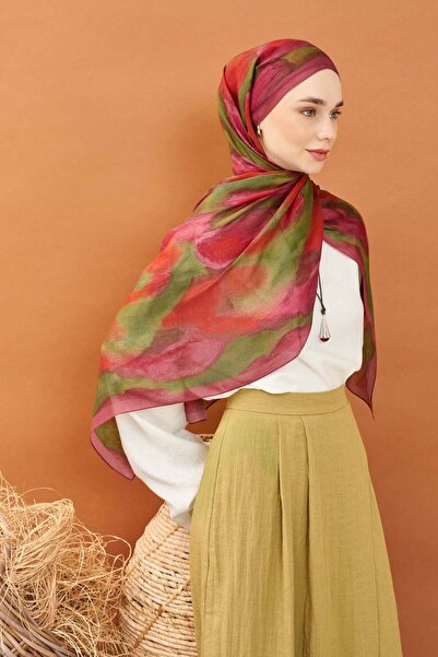 Silk Home Riva Shawl Tencel Cloud Dark Pink