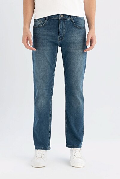 DeFacto Sergio Regular Fit Normal Waist Straight Leg Jean Trousers R9026Az24Au