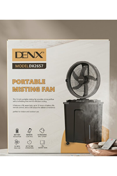 DX Mist Fan 10 Liter Rechargeable with Remote from Denex