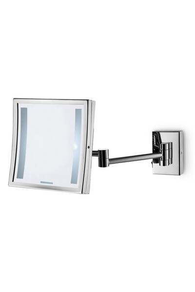 Eurorama FD02 Chrome Καθρέπτης 21,5x21,5 εκ. φωτιζόμενος LED