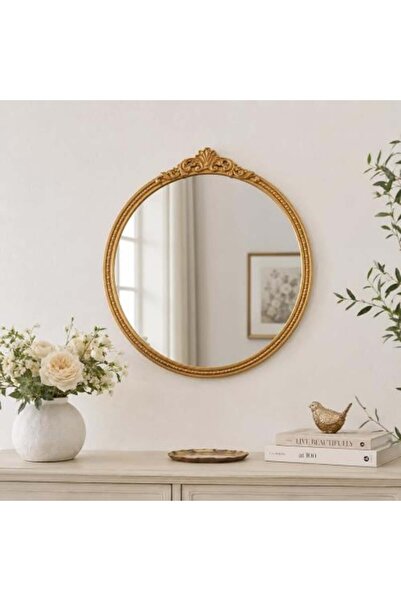 SPR MERAN Round Wooden Mirror مرايا خشب مدورة