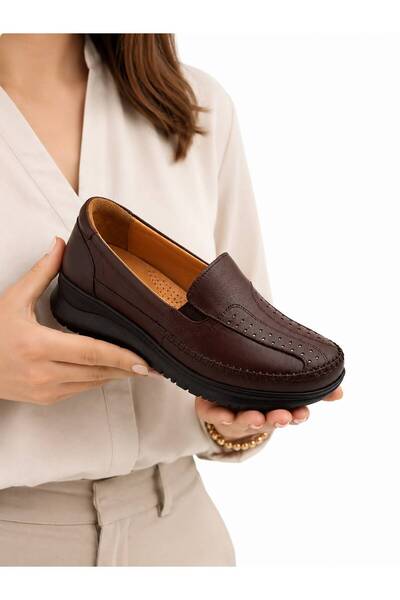 YADE MODA Genuine Leather Full Orthopedic Heel Supported Poly Sole Lightweigh...