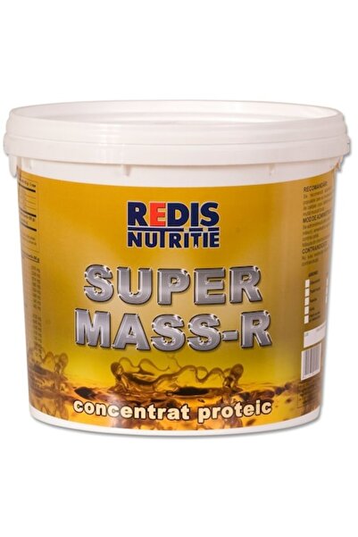 Redis Nutritie Concentrat proteic, Super Mass-R, Redis, găleată de 4,5 kg