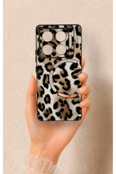 Vip Case İnfinix Gt 20 Pro Uyumlu Leopar Derisi Desenli Silikon Kılıf