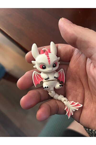 GF3D 3D Printing 15 Pcs Articulated Cute Baby Dragon Movable Decorative Bag a...