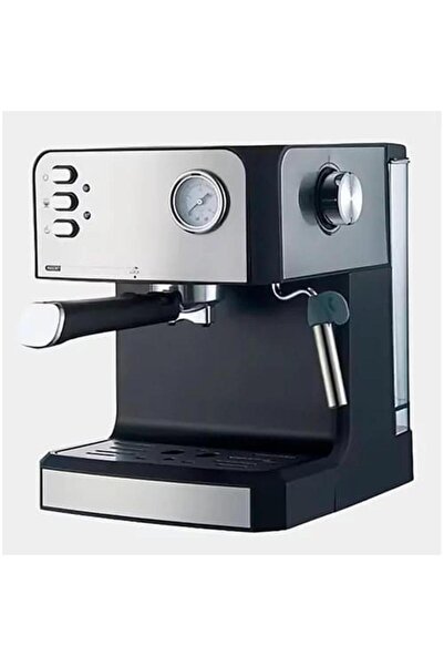 Tradeo 850W Espresso Coffee Machine with 1.6L Water Tank, Steam Wand & Overhe...