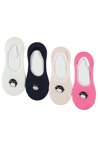 MultiButik Xgri̇ Polo Premium Quality Women's Ballerina Socks (5 Pairs)