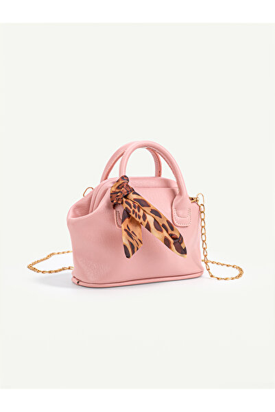 Mojeva Charm Detailed Scholarship Daily Use Women's Hand and Shoulder Bag