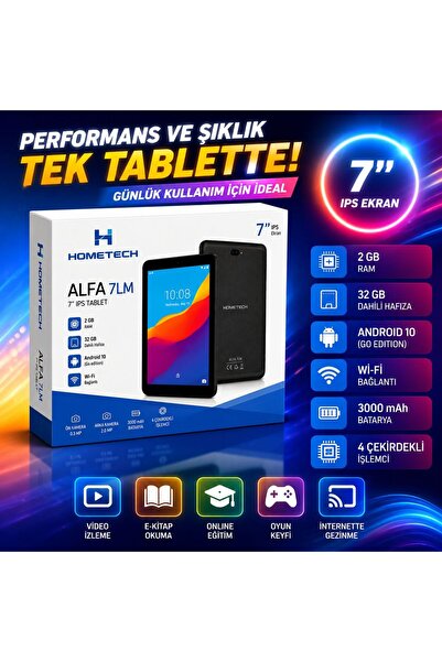 Hometech TABLET 7 inc EBA WİFİ YOUTUBE